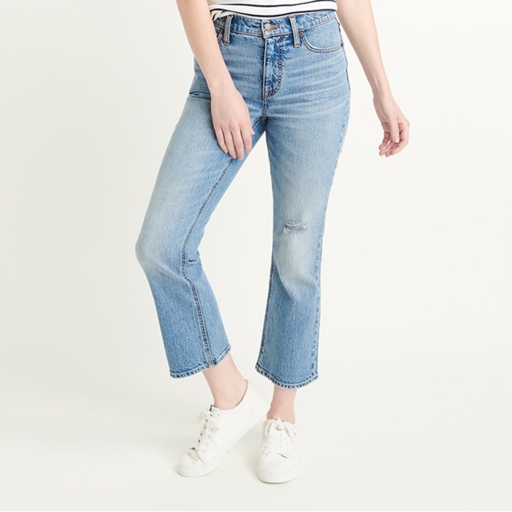 J.Crew Factory Mid-rise Flare Crop